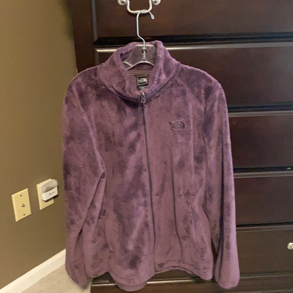 North Face Osito fleece jacket in plum